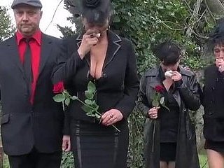 In low spirits widow