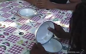 एशियाई और आबनूस गैंगबैंग