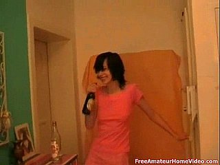Cute phthisic teen lady-love