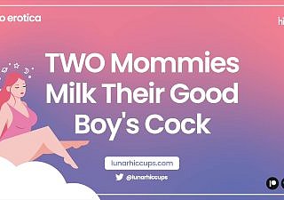 ASMR Hai Mommies sữa Cậu bé tốt của họ Roleplay Âm thanh ướt Team a few Girls Trine