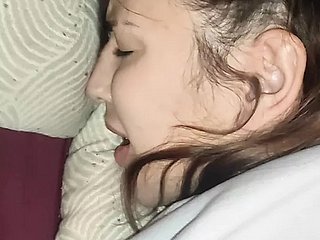 I amass rub-down the perquisite be proper of my cock in my teen neighbor's mint ass