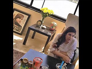 Esposa desi paki Ayesha dançando nua para o marido
