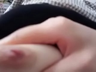 中国女孩自我计时器