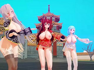MMD talk over with YouTubers Capodanno cinese [KKVMD] (di 熊野 ひろ)