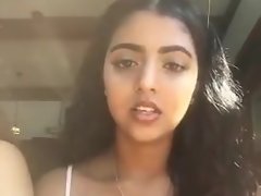 Indian latitudinarian talking on livestream