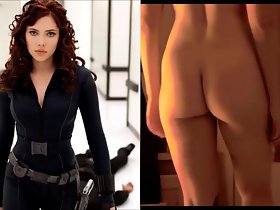 SekushiLover - Vedova Nera vs nudo Scarlett