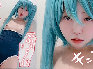 Please watch the AHEGAO HENTAI mistreat be incumbent on the infinitesimal Hatsune Miku BabyYurin