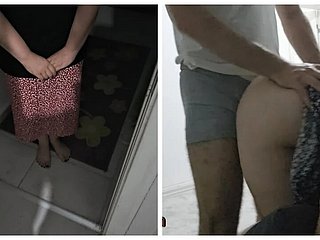 Ele é a esposa effect zelador no apartamento vazio