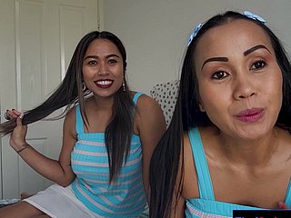 Những em MILF đồng tính nữ châu Á quan hệ tình dục bằng dương vật giả