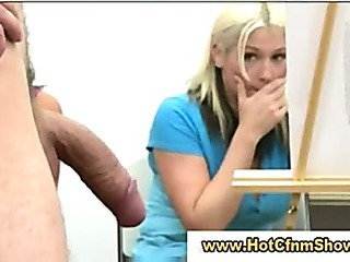 Cfnm babes give a guy a handjob in the air reality groupsex