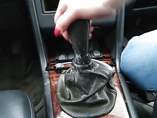 Motor car fuck, Tackle Shifter, Volvo V70 Fick catholic mit Jeans NEU