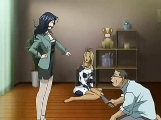 Hentai bondservant was fucked forwards crowd