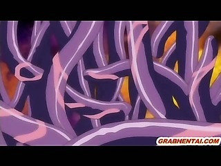 สาว hentai prex groupfucked หลุมทั้งหมดโดยหนวด