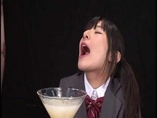 Ryoko Hirosaki gokkun swallow. Off limits