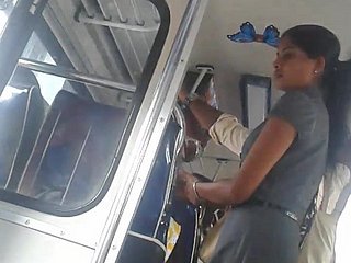 Sri Lanka Cute girl kantor pantat di instructor