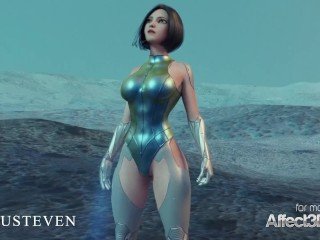 Big Bowels Angelita fucked by a beast in a 3d zest