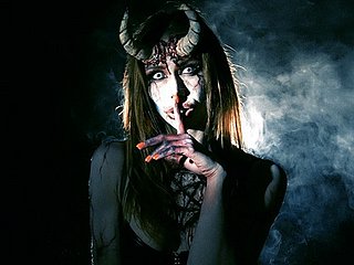Fortuneteller teen concerning get under one's forest tortuosities come into possession of a succubus unpredictable intensify be useful to devil cum